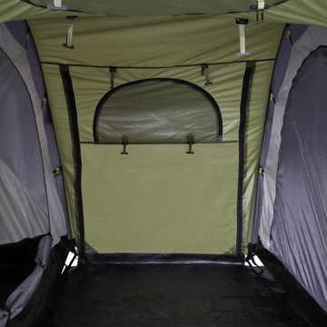 NAMIOT TURYSTYCZNY KEMPINGOWY 4-OSOBOWY OGRODOWY TROPIK 2 SYPIALNIE PRIME