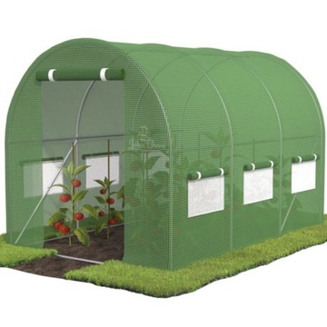 Фольгированный туннель 2x3,5x2 м, садовая теплица, 7 м², УФ-пленка