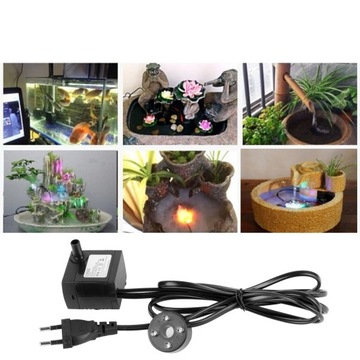 НАСОС ДЛЯ ЖИДКОЙ ВОДЫ 5ВТ 350Л/Ч со светодиодной подсветкой