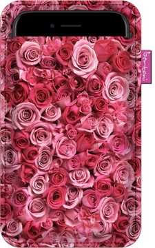 Etui na smartfon BERTONI z filcu Valentine Roses 10 x 17,5 cm Walentynki