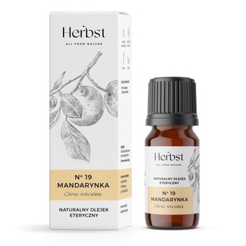 OLEJEK ETERYCZNY MANDARYNKA KLEMENTYNKA HERBST AROMATIQUE 100% NATURALNY