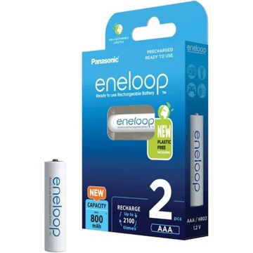 Panasonic Eneloop BK-4MCDE/2BE - 2x akumulator AAA