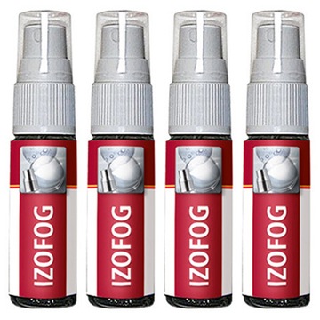 4x IZOFOG Płyn przeciw parowaniu okularów 15 ml