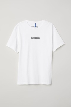H&M t-shirt koszulka THUGGER 36 S