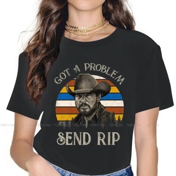 Koszulka Got A Problem Send Rip Round Collar Yellowstone T-Shirt