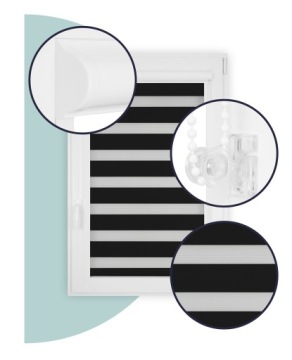 ШТОРКА ДНЕВНАЯ В АЛЮМИНИЕВОМ ШЕЛЬТЕРЕ 71x150 СМ РАЗНЫЕ ЦВЕТА В РАЗНЫХ РАЗМЕРАХ