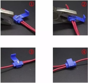 Клеммные разъемы 5 шт., 12 В, корпус светодиодного стоп-сигнала
