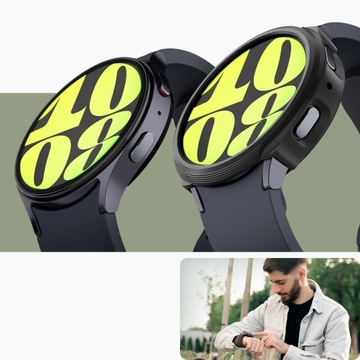 Etui do Galaxy Watch 7 40mm, Spigen Liquid Air matowy case obudowa cover