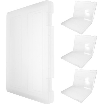 4 przezroczyste pudełko do przechowywania papieru A4