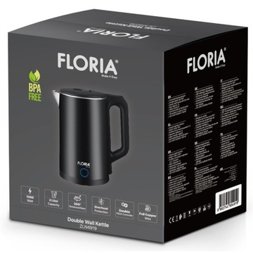 ЧЕРНЫЙ ЭЛЕКТРИЧЕСКИЙ ЧАЙНИК COOL TOUCH SAFE ANTI CALC 2л 1500Вт