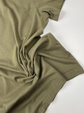 Koszulka damska t-shirt bluzka khaki oliwkowa basic luźna H&M r. S USA.