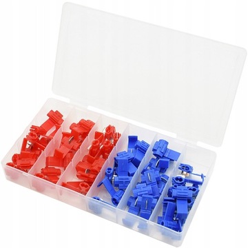 SZYBKOZŁĄCZKA ZŁĄCZKA ZŁĄCZE PRZEWODÓW KABLI SAMOCHODOWYCH 0,5-2,5 50 SZT