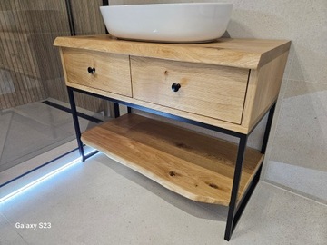 Szafka pod umywalke/komoda dębowa/loftowa