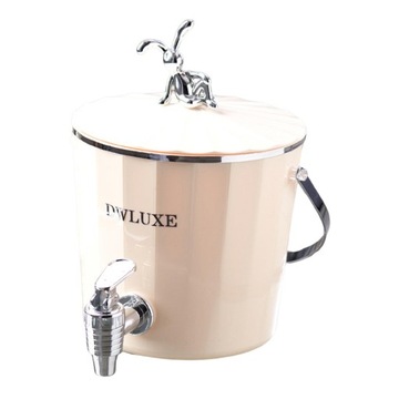 Диспенсер для напитков 2,2 л, большой кран бежевого цвета с