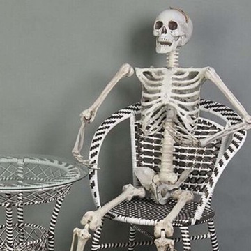 Хэллоуин украшение скелета 165 см подвижные суставы скелетов всего тела