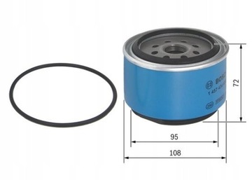 BOSCH 1 457 434 450 FILTR PALIVA