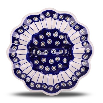TALERZ półmisek DO JAJEK ceramiczny 24 cm dek. 8