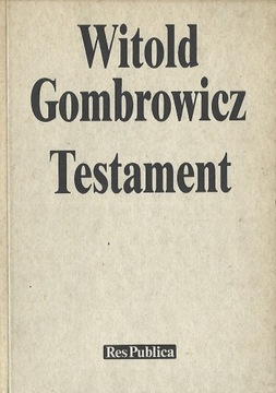 TESTAMENT - WITOLD GOMBROWICZ