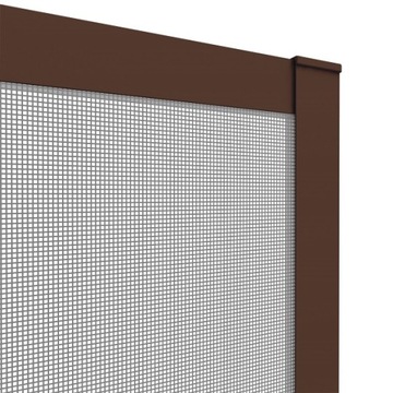 Москитная сетка для двери алюминиевая 100х215 коричневая