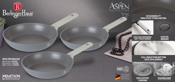 НАБОР СКОВОРОД BERLINGER HAUS ASPEN BH-7075