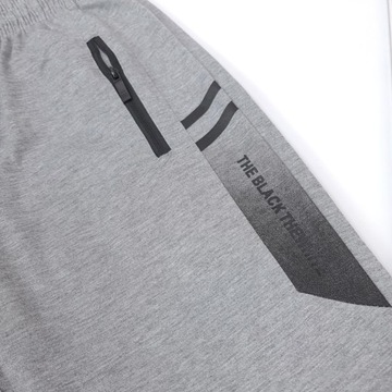 СПОРТИВНЫЕ БРЮКИ МУЖСКИЕ, модные ДЖОГГЕРЫ, карманы на молнии, хлопок, S/M