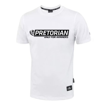 Koszulka męska T-shirt Pretorian Side- biała r.XXL