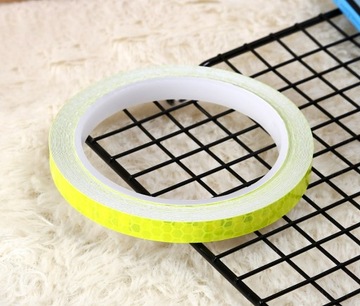 НАБОР СВЕТООТРАЖАЮЩИХ ТРУБОК, СВЕТООТРАЖАЮЩАЯ ЛЕНТА ДЛЯ ВЕЛОСИПЕДНЫХ СПИЦ, ЖЕЛТЫЙ ВЕЛОСИПЕД