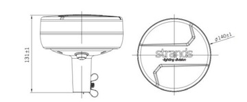 LAMPA OSTRZEGAWCZA KOGUT LED STRANDS NA TRZPIEŃ