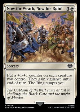 MTG LTR #24 Now for Wrath, Now for Ruin!