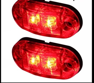 Габаритный фонарь 2 светодиода LED Габаритный фонарь ОРАНЖЕВЫЙ