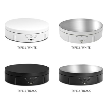 Электрический вращающийся на 360° проигрыватель с зарядкой через USB