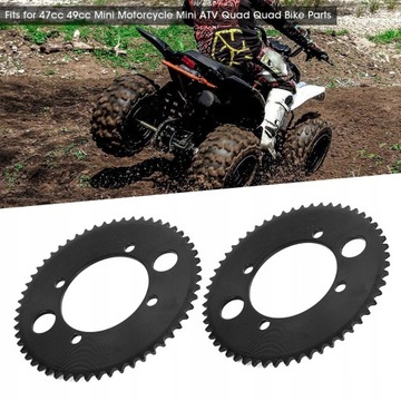 2 szt. 25H 55T 54mm zębatka tylna pasuje do 47cc