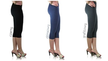 ЛЕГГИНГИ ИЗ ХЛОПКА+ЛИКА. Размер 3/4 л