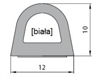 Пломба самоклеящаяся белая тип Д12х10.