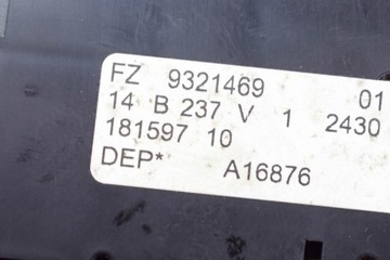 BMW 3 F30 OSVĚTLENÍ INTERIÉR 9321469 3.0 DIESEL 230KW 2014