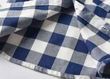 РУБАШКА В КЛЕТИКУ ДЛЯ МАЛЬЧИКОВ С ДЛИННЫМИ РУКАВАМИ