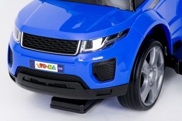 большой автомобиль-толкатель РЕЗИНОВЫЕ КОЛЕСА + ТАБЛИЧКИ