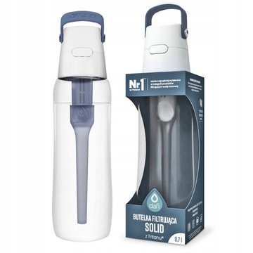 БУТЫЛКА С ТВЕРДЫМ ФИЛЬТРОМ SOLID DAFI 0,7 Л ДЖИНСЫ + КАРТРИДЖ