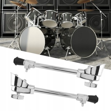 Пара ножек большого барабана с фиксированной опорой.