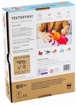 Картонная игра Ekopuzzle Insects and Spider 55236, MUDUKO GAMES - FABRYKA KRAKOW,