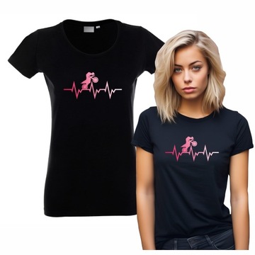 KOSZULKA MOTOCYKLOWA DAMSKA MOTOR TSHIRT MOTOCYKLISTKI ENDURO KTM SUPERMOTO
