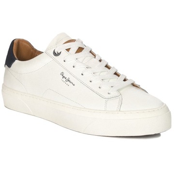 Sneakersy buty męskie Pepe Jeans PMS30930 800 White białe r.43