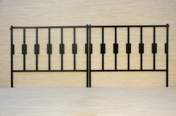 PŁOTEK OGRODOWY METALOWY 100 x 80 cm do ogrodu
