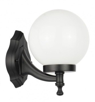 Lampa zewnętrzna KULA kinkiet 1xE27 lampa ścienna elewacja taras balkon
