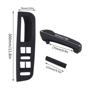 Комплект из 4 панельных дверных ручек VW Golf 4