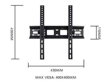 КРЕПЛЕНИЕ ДЛЯ ТЕЛЕВИЗОРА НАСТЕННАЯ ВЕШКА ДЛЯ ТЕЛЕВИЗОРА VESA 55 ДЮЙМОВ