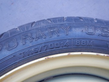 KOLO DOJEZDOVÉ REZERVA TOYOTA YARIS VERSO