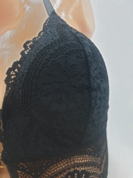 Женское кружевное боди ROSE GIRL черное L/XL