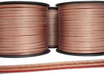 KABEL GŁOŚNIKOWY 2X0.75 CCA-OFC 20m