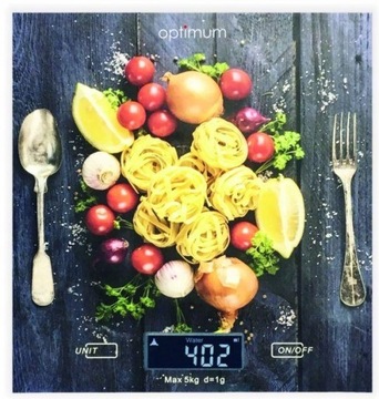 Waga kuchenna Optimum WG 0022 wielokolorowy 5 kg